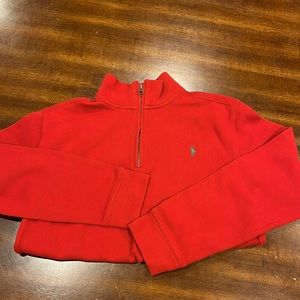 Polo cotton 1/4 zip